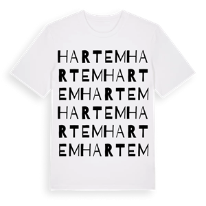 Hartem ordlek t-shirt – ekologisk bomull t-shirt från Pinshirt