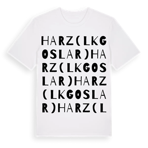 Harz (LK Goslar) ordlek t-shirt – ekologisk bomull t-shirt från Pinshirt