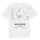 Hassel (Weser) karta t-shirt
