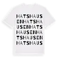 Hatshausen ordlek t-shirt