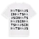 Hatshausen ordlek t-shirt