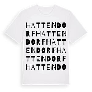 Hattendorf ordlek t-shirt – ekologisk bomull t-shirt från Pinshirt