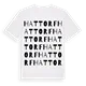 Hattorf ordlek t-shirt