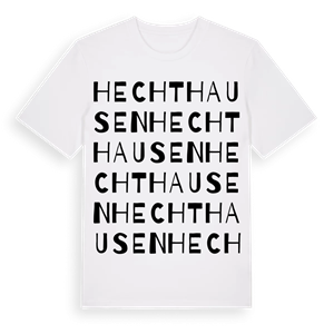 Hechthausen ordlek t-shirt – ekologisk bomull t-shirt från Pinshirt