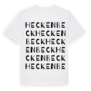 Heckenbeck ordlek t-shirt – ekologisk bomull t-shirt från Pinshirt