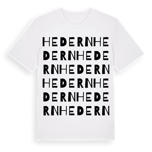 Hedern ordlek t-shirt – ekologisk bomull t-shirt från Pinshirt