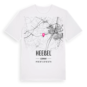 Heeßel karta t-shirt – ekologisk bomull t-shirt från Pinshirt
