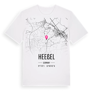 Heeßel karta t-shirt – ekologisk bomull t-shirt från Pinshirt