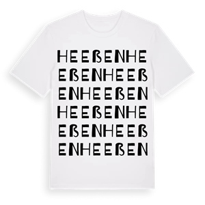 Heeßen ordlek t-shirt – ekologisk bomull t-shirt från Pinshirt