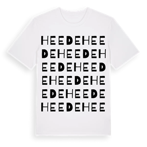 Heede ordlek t-shirt – ekologisk bomull t-shirt från Pinshirt