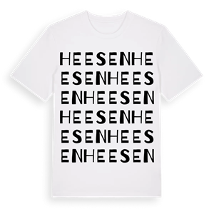Heesen ordlek t-shirt – ekologisk bomull t-shirt från Pinshirt