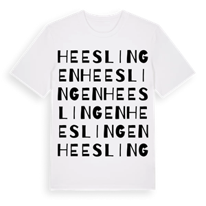 Heeslingen ordlek t-shirt – ekologisk bomull t-shirt från Pinshirt