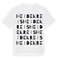 Heidekreis ordlek t-shirt