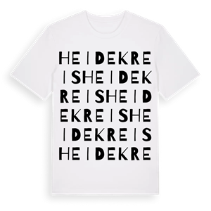 Heidekreis ordlek t-shirt – ekologisk bomull t-shirt från Pinshirt