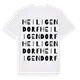 Heiligendorf ordlek t-shirt