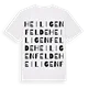 Heiligenfelde ordlek t-shirt