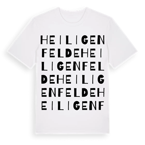 Heiligenfelde ordlek t-shirt – ekologisk bomull t-shirt från Pinshirt