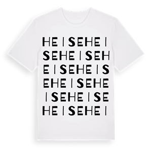 Heise ordlek t-shirt – ekologisk bomull t-shirt från Pinshirt