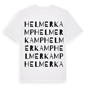 Helmerkamp ordlek t-shirt – ekologisk bomull t-shirt från Pinshirt