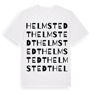 Helmstedt ordlek t-shirt – ekologisk bomull t-shirt från Pinshirt