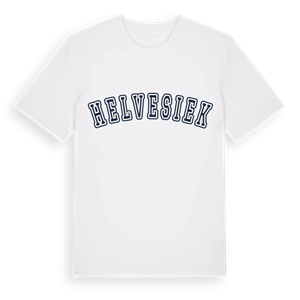 Helvesiek college t-shirt – ekologisk bomull t-shirt från Pinshirt