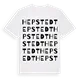 Hepstedt ordlek t-shirt
