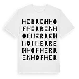 Herrenhof ordlek t-shirt – ekologisk bomull t-shirt från Pinshirt