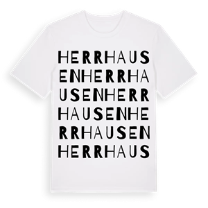 Herrhausen ordlek t-shirt – ekologisk bomull t-shirt från Pinshirt