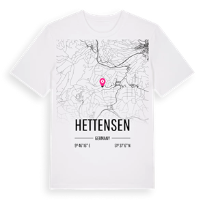Hettensen karta t-shirt – ekologisk bomull t-shirt från Pinshirt