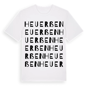 Heuerßen ordlek t-shirt – ekologisk bomull t-shirt från Pinshirt