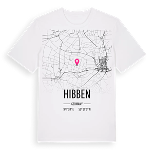 Hibben karta t-shirt – ekologisk bomull t-shirt från Pinshirt