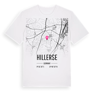Hillerse karta t-shirt – ekologisk bomull t-shirt från Pinshirt