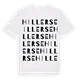 Hillerse ordlek t-shirt