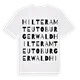 Hilter am Teutoburger Wald ordlek t-shirt