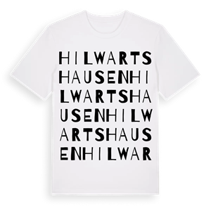 Hilwartshausen ordlek t-shirt – ekologisk bomull t-shirt från Pinshirt