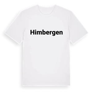 Himbergen fetstil t-shirt – ekologisk bomull t-shirt från Pinshirt