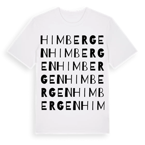 Himbergen ordlek t-shirt – ekologisk bomull t-shirt från Pinshirt