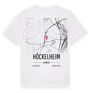 Höckelheim karta t-shirt – ekologisk bomull t-shirt från Pinshirt