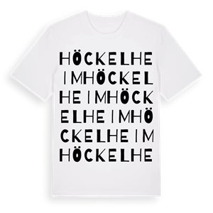 Höckelheim ordlek t-shirt – ekologisk bomull t-shirt från Pinshirt