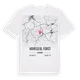 Hohegeiß, Forst karta t-shirt