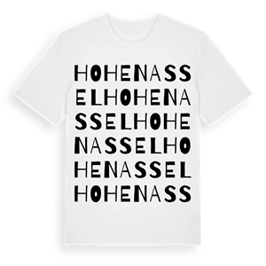 Hohenassel ordlek t-shirt – ekologisk bomull t-shirt från Pinshirt