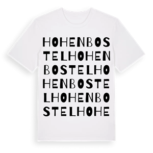 Hohenbostel ordlek t-shirt – ekologisk bomull t-shirt från Pinshirt