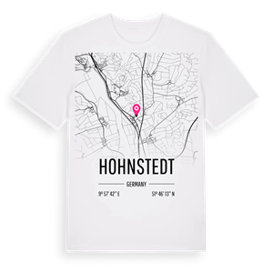 Hohnstedt karta t-shirt – ekologisk bomull t-shirt från Pinshirt