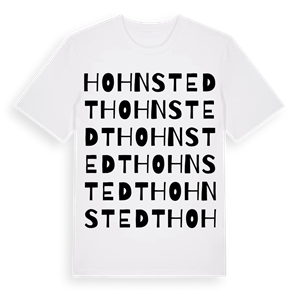 Hohnstedt ordlek t-shirt – ekologisk bomull t-shirt från Pinshirt