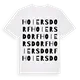 Hoiersdorf ordlek t-shirt