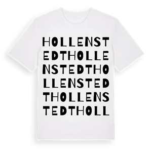 Hollenstedt ordlek t-shirt – ekologisk bomull t-shirt från Pinshirt