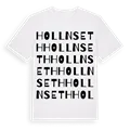 Hollnseth ordlek t-shirt