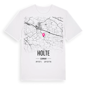Holte karta t-shirt – ekologisk bomull t-shirt från Pinshirt