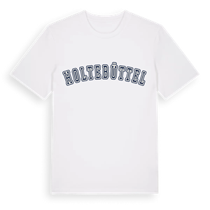 Holtebüttel college t-shirt – ekologisk bomull t-shirt från Pinshirt