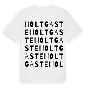 Holtgaste ordlek t-shirt – ekologisk bomull t-shirt från Pinshirt